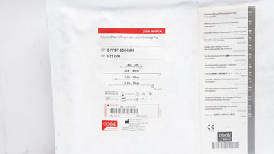 Cook Medical G55724 Fuhrman Pleural/Pneumopericardial Drainage Tray 18G/7cm